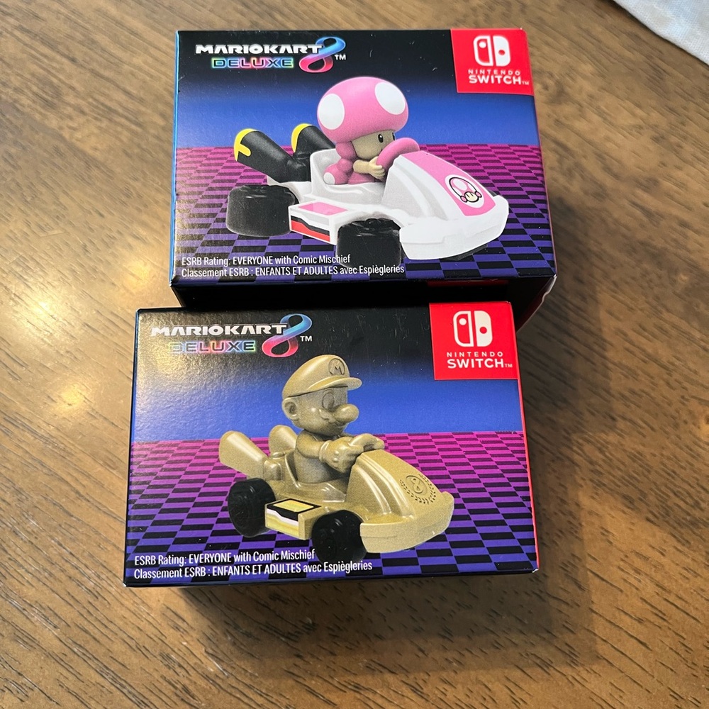 McDonald’s happy meal toys : Mario Kart Deluxe Collectible Figures